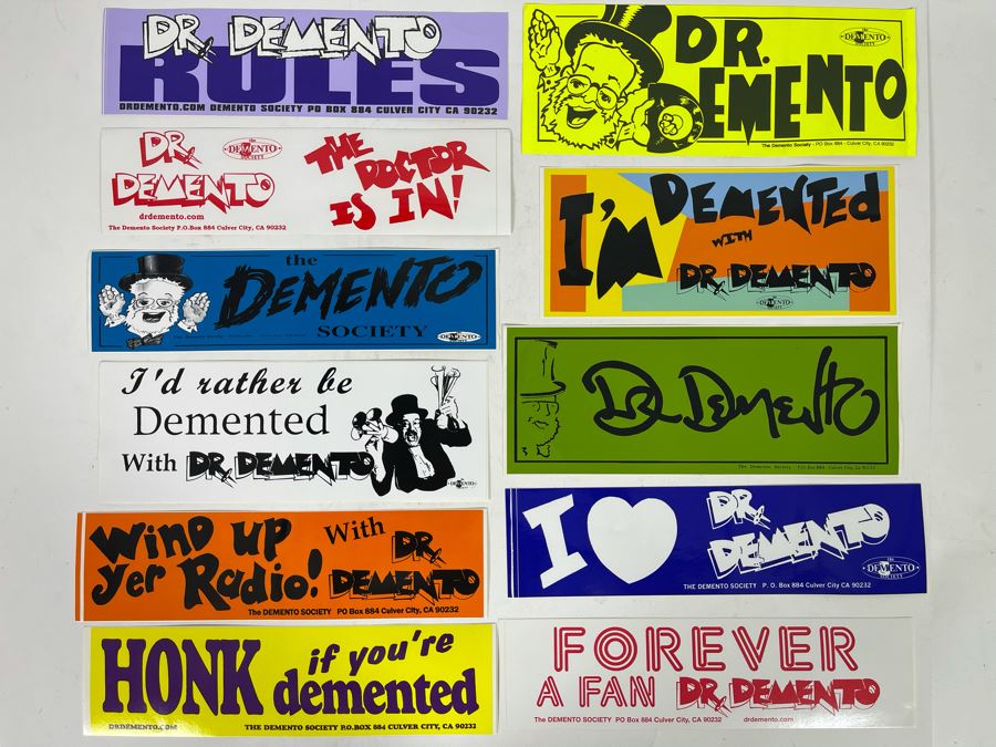vintage-dr-demento-bumper-stickers