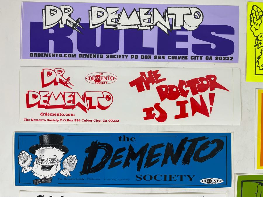Vintage Dr. Demento Bumper Stickers [Photo 3]