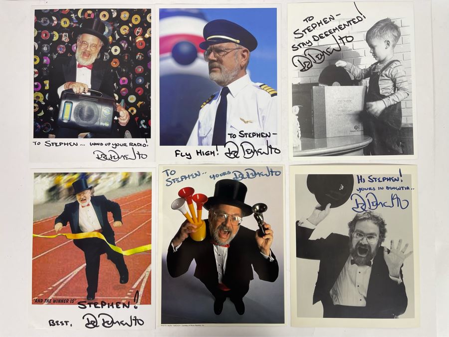 Signed Dr. Demento Headshots Photographs 8 X 10 [Photo 2]