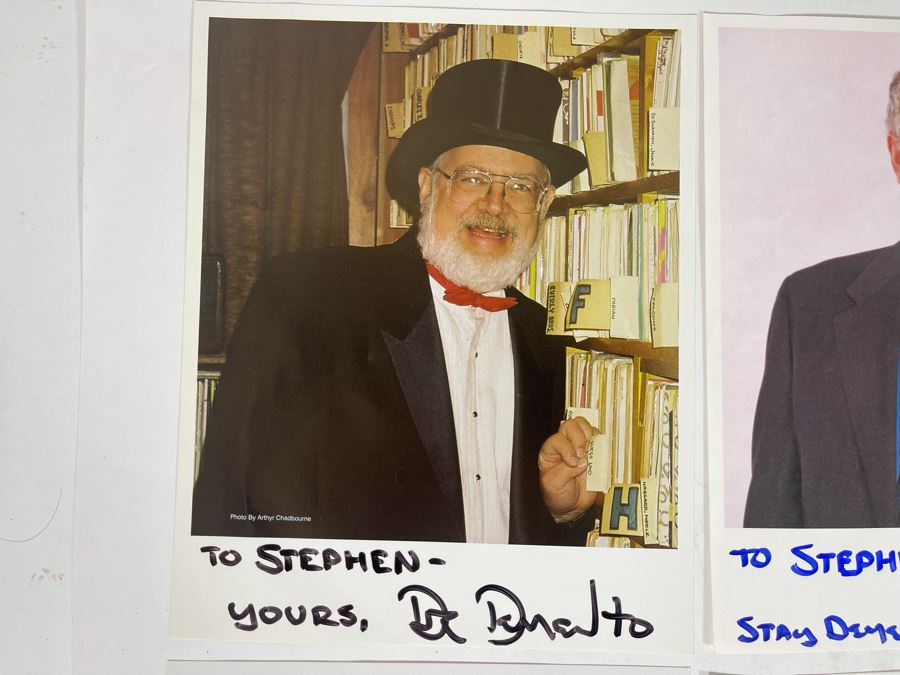 Signed Dr. Demento Headshots Photographs 8 X 10 [Photo 2]