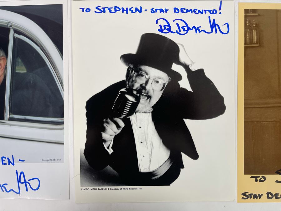 Signed Dr. Demento Headshots Photographs 8 X 10 [Photo 7]