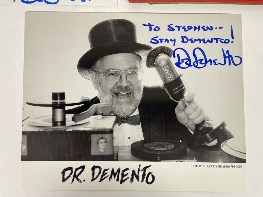 Signed Dr. Demento Headshots Photographs 8 X 10 [Photo 5]