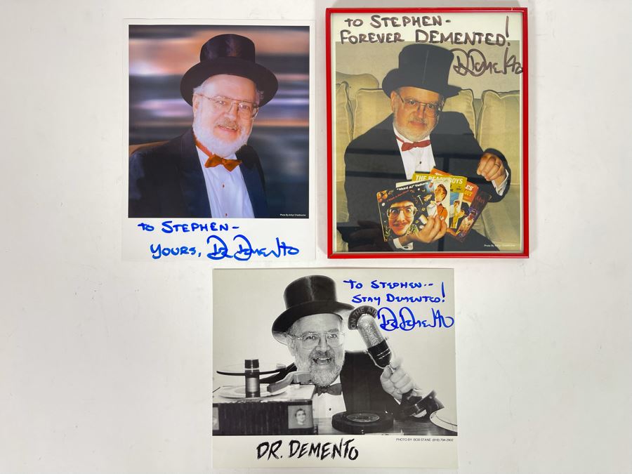 Signed Dr. Demento Headshots Photographs 8 X 10 [Photo 2]