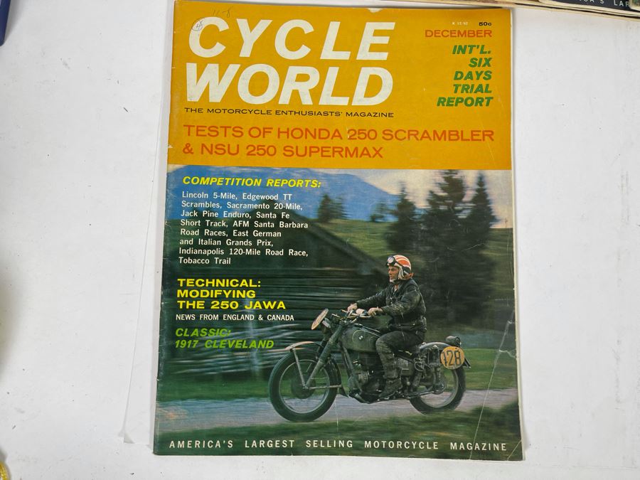 Vintage Cycle World Motorcycle Magazines 1962 & 1963 - See Photos [Photo 17]