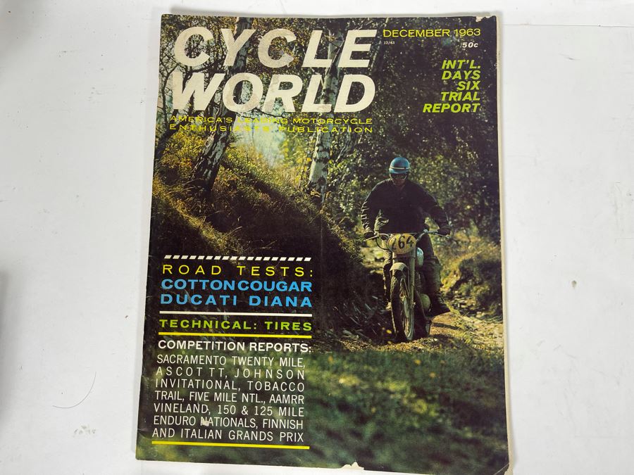 Vintage Cycle World Motorcycle Magazines 1962 & 1963 - See Photos [Photo 29]