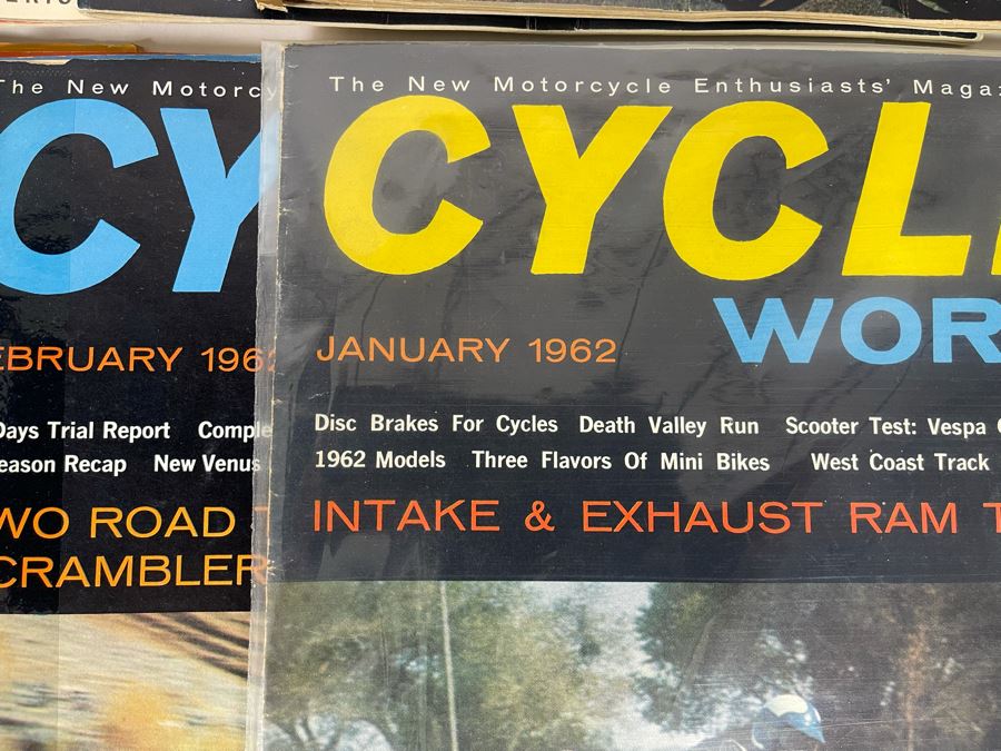 Vintage Cycle World Motorcycle Magazines 1962 & 1963 - See Photos [Photo 6]