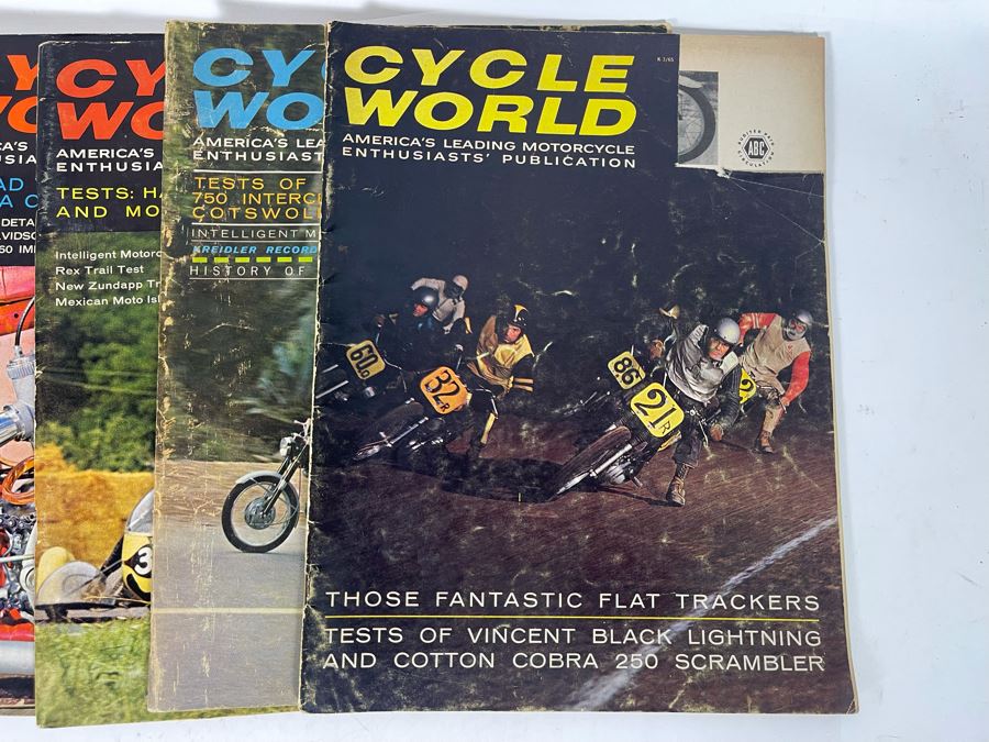Vintage Cycle World Motorcycle Magazines 1964 & 1965 - See Photos [Photo 18]
