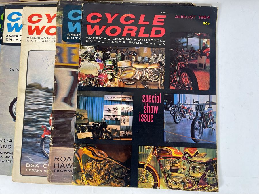 Vintage Cycle World Motorcycle Magazines 1964 & 1965 - See Photos [Photo 12]