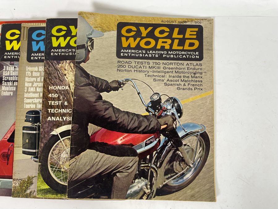 Vintage Cycle World Motorcycle Magazines 1964 & 1965 - See Photos [Photo 24]