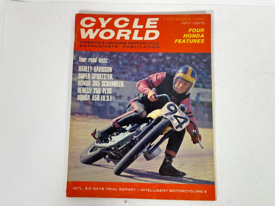 Vintage Cycle World Motorcycle Magazines 1964 & 1965 - See Photos [Photo 28]
