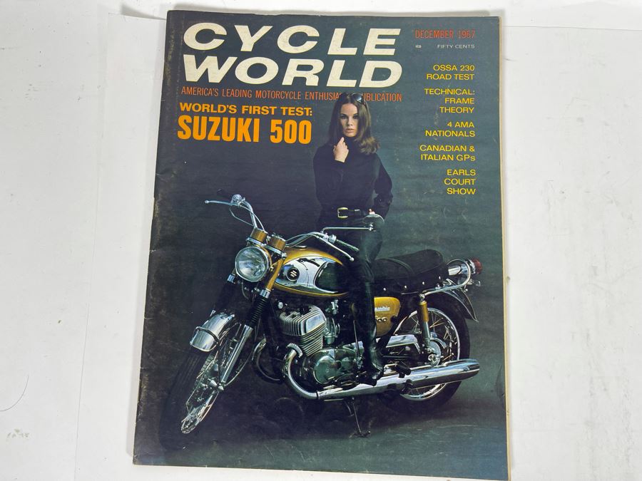 Vintage Cycle World Motorcycle Magazines 1966 & 1967 - See Photos [Photo 28]