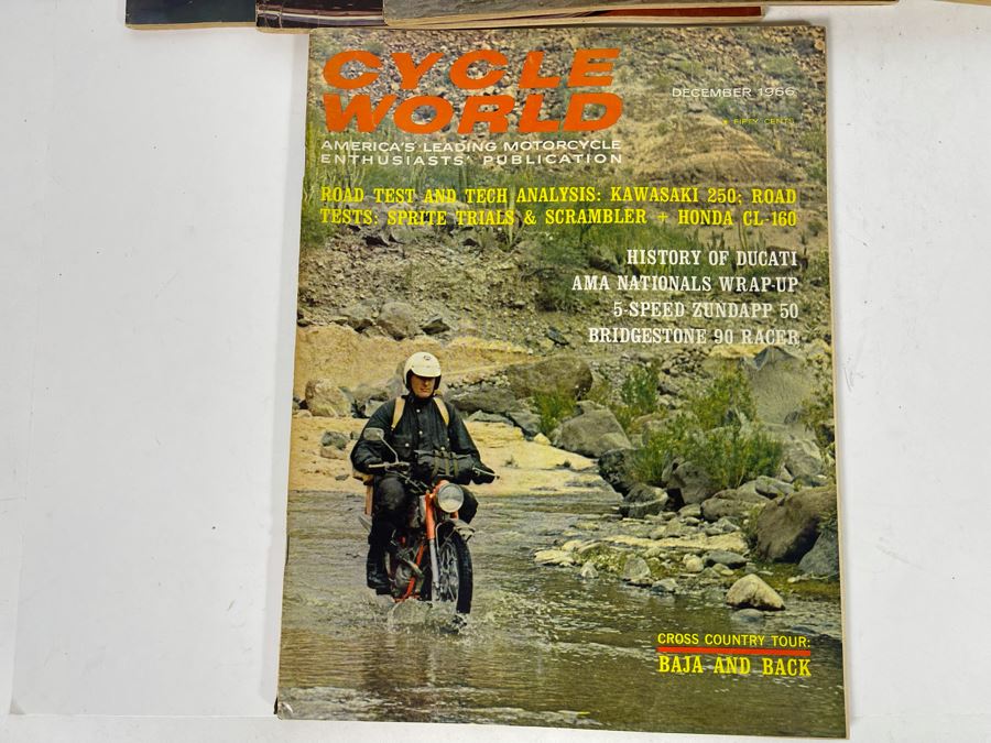 Vintage Cycle World Motorcycle Magazines 1966 & 1967 - See Photos [Photo 16]