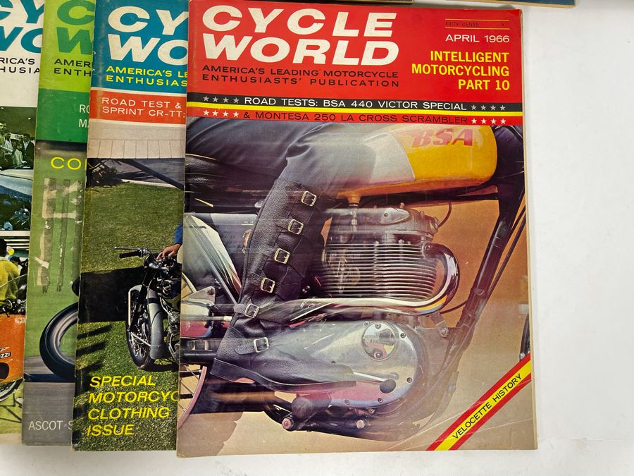 Vintage Cycle World Motorcycle Magazines 1966 & 1967 - See Photos [Photo 7]