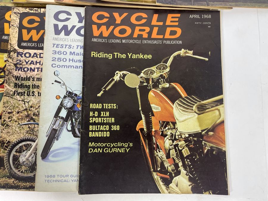 Vintage Cycle World Motorcycle Magazines 1968 & 1969 - See Photos [Photo 7]