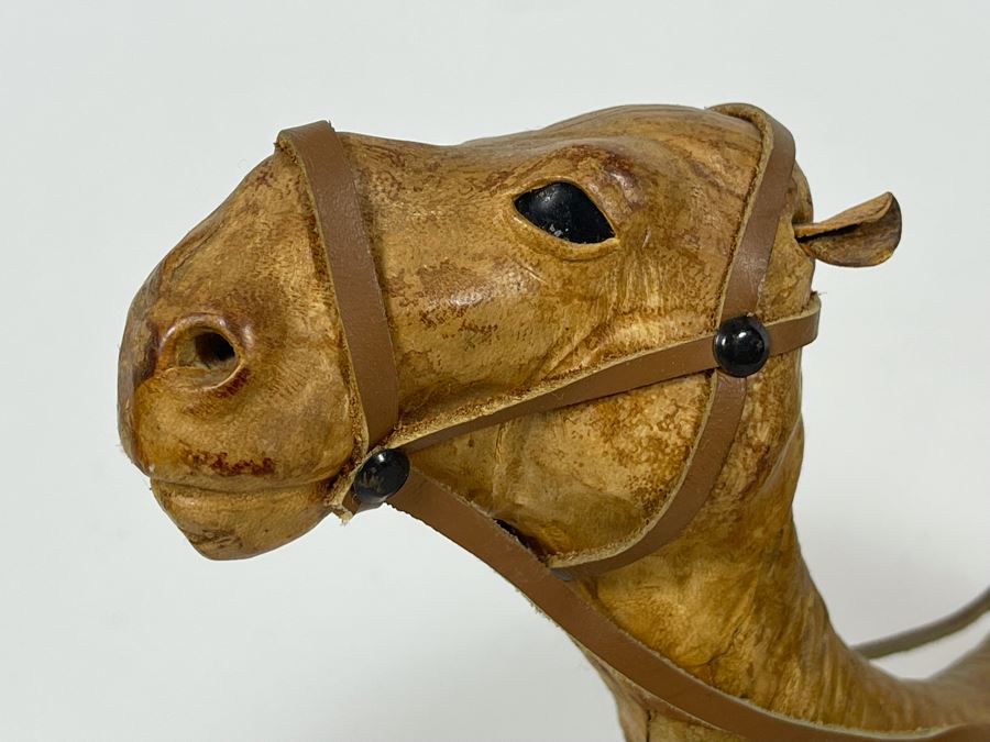 Leather Wrapped Camel Sculpture 15W X 13H [Photo 5]