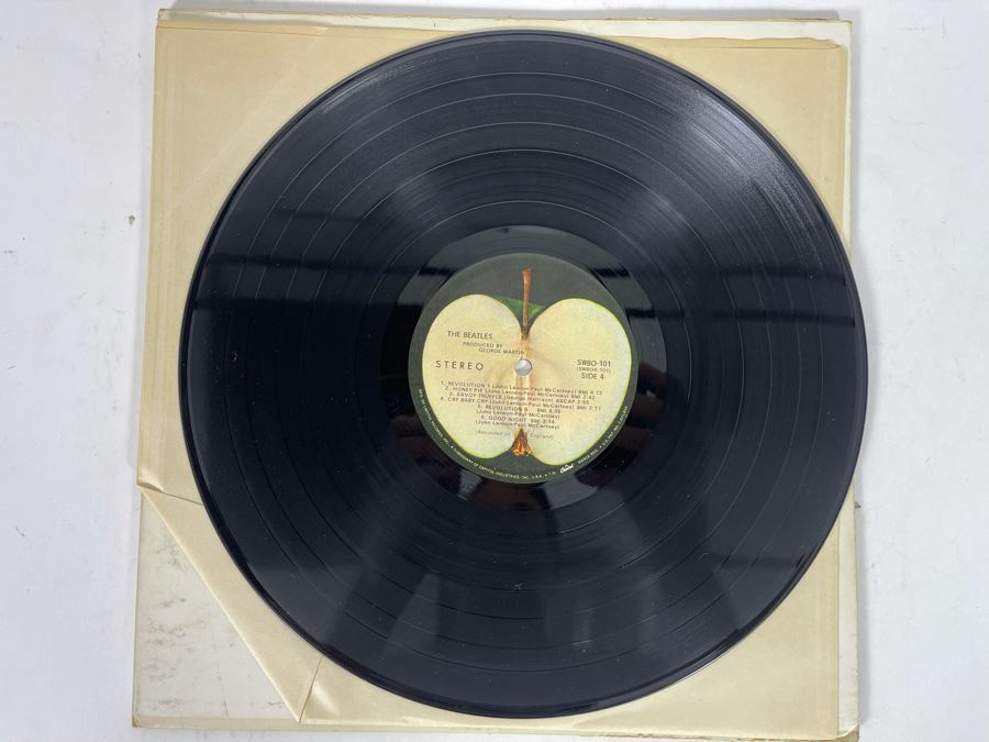 (4) The Beatles The White Album Vinyl Record SWBO-101 [Photo 8]