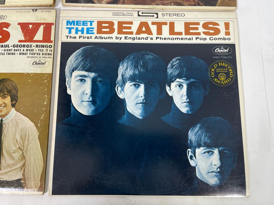 (4) The Beatles Vinyl Records [Photo 6]