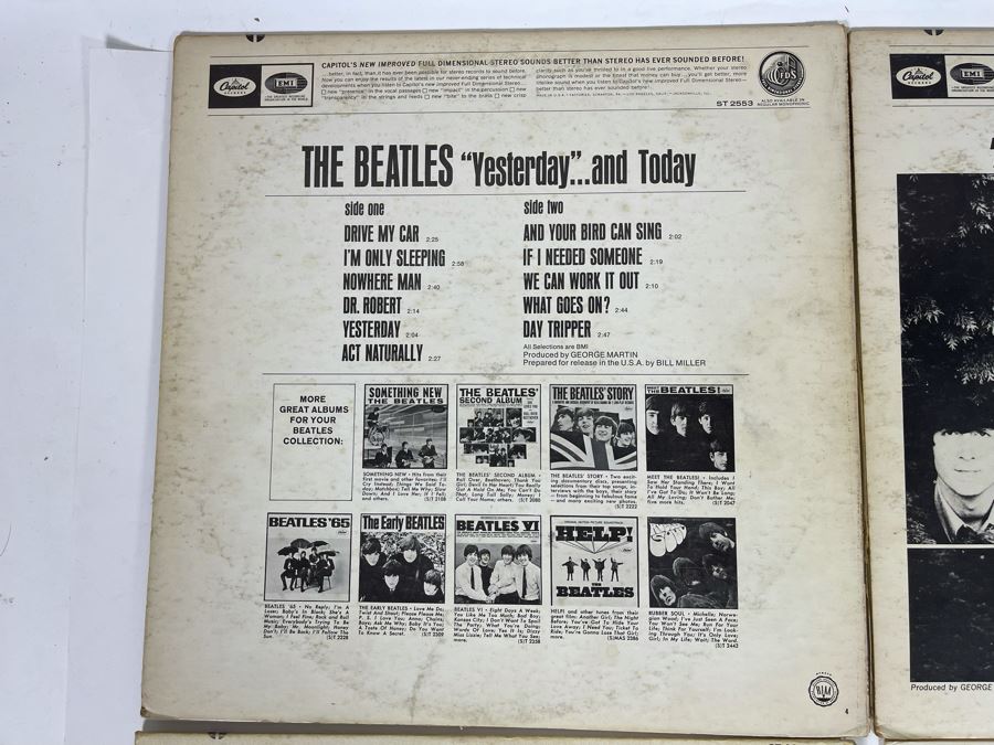 (4) The Beatles Vinyl Records [Photo 9]
