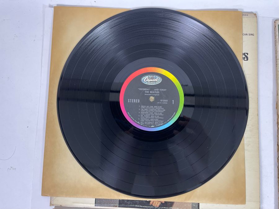 (4) The Beatles Vinyl Records [Photo 14]