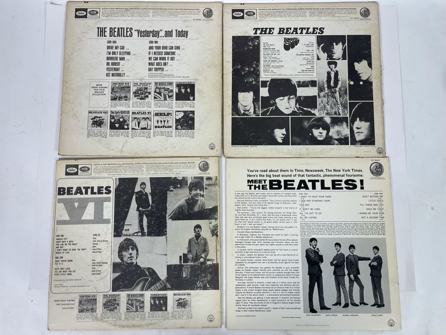 (4) The Beatles Vinyl Records [Photo 7]