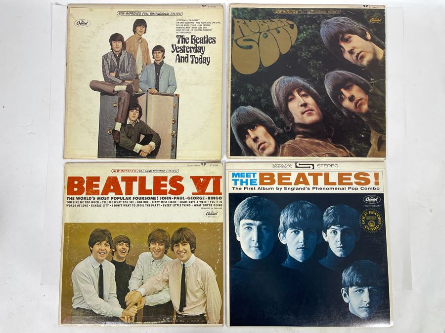 4 The Beatles Vinyl Records 4 The Beatles Vinyl Records