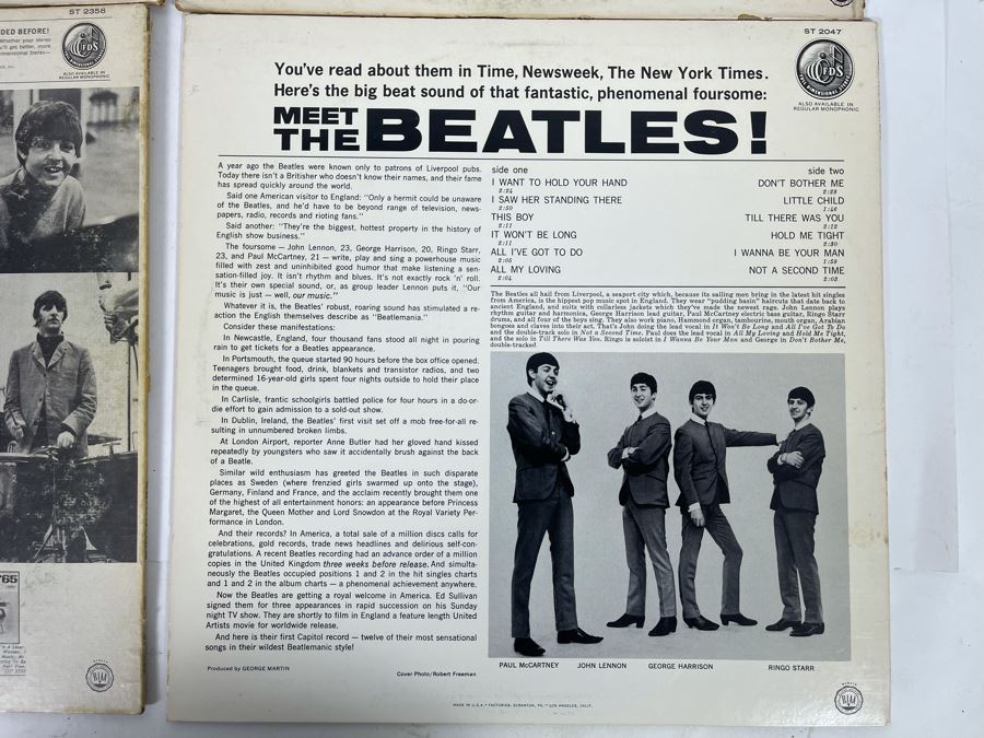 (4) The Beatles Vinyl Records [Photo 11]