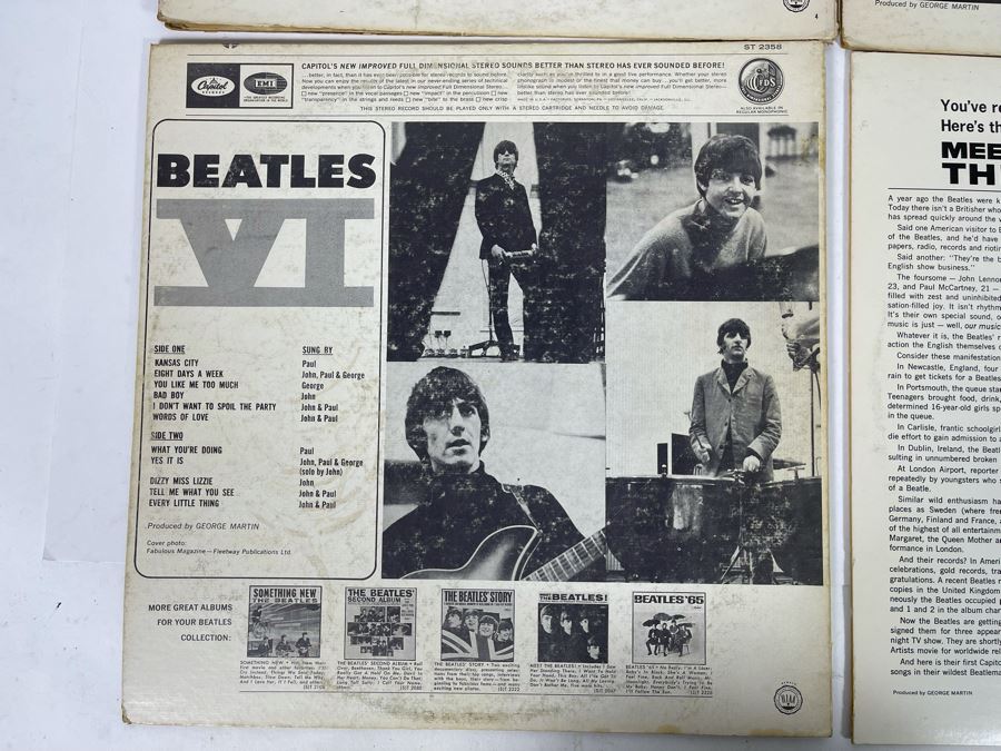 (4) The Beatles Vinyl Records [Photo 10]