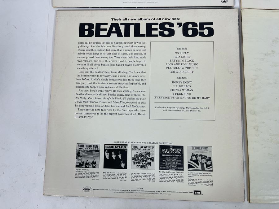 (4) The Beatles Vinyl Records [Photo 10]