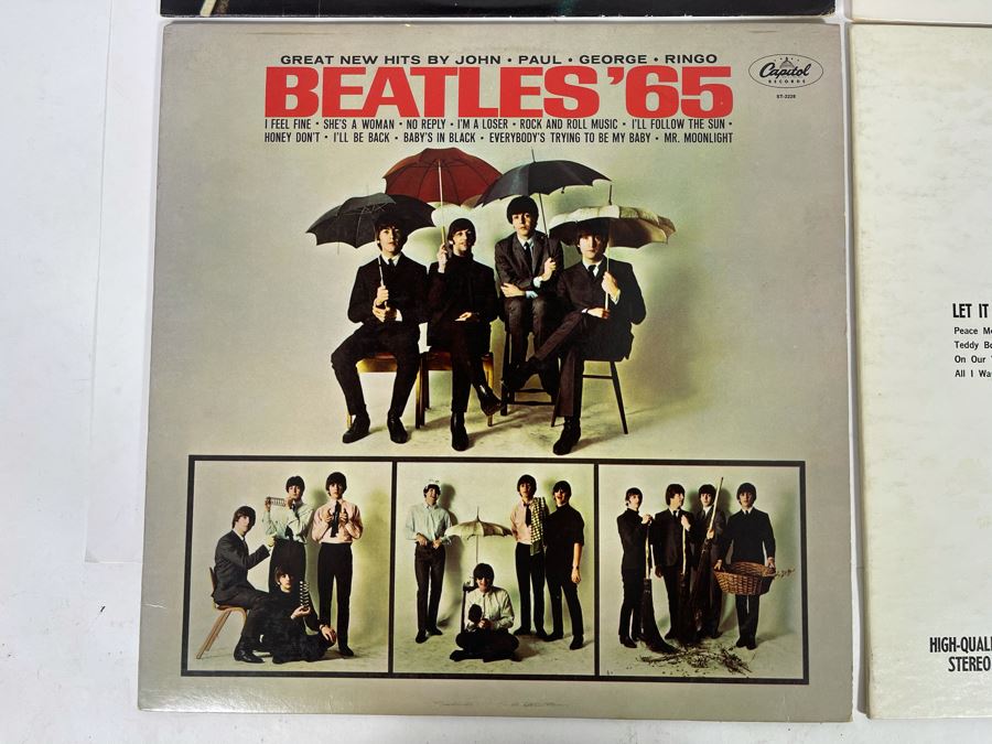(4) The Beatles Vinyl Records [Photo 5]