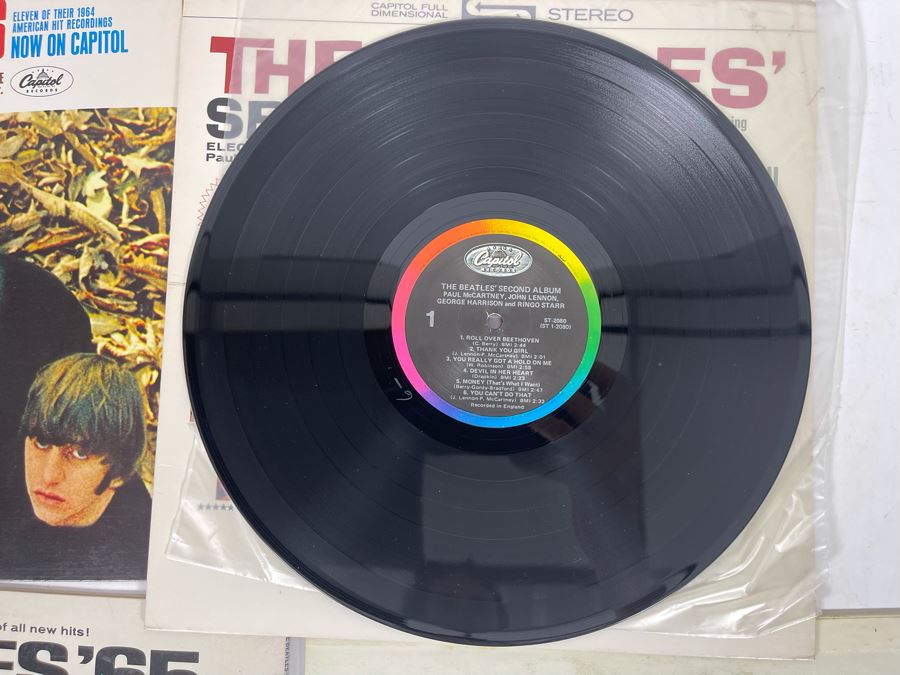 (4) The Beatles Vinyl Records [Photo 13]