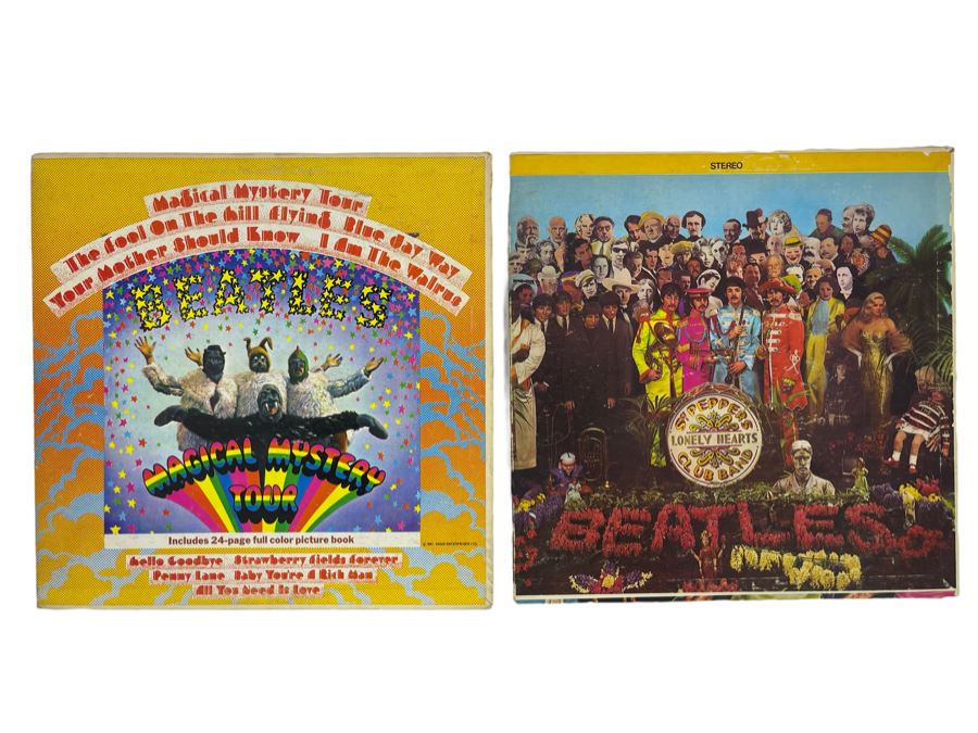 The Beatles Magical Mystery Tour SMAL-2835 And Sgt. Pepper’s Lonely Hearts Club Band SMAS-2653 Vinyl Records
