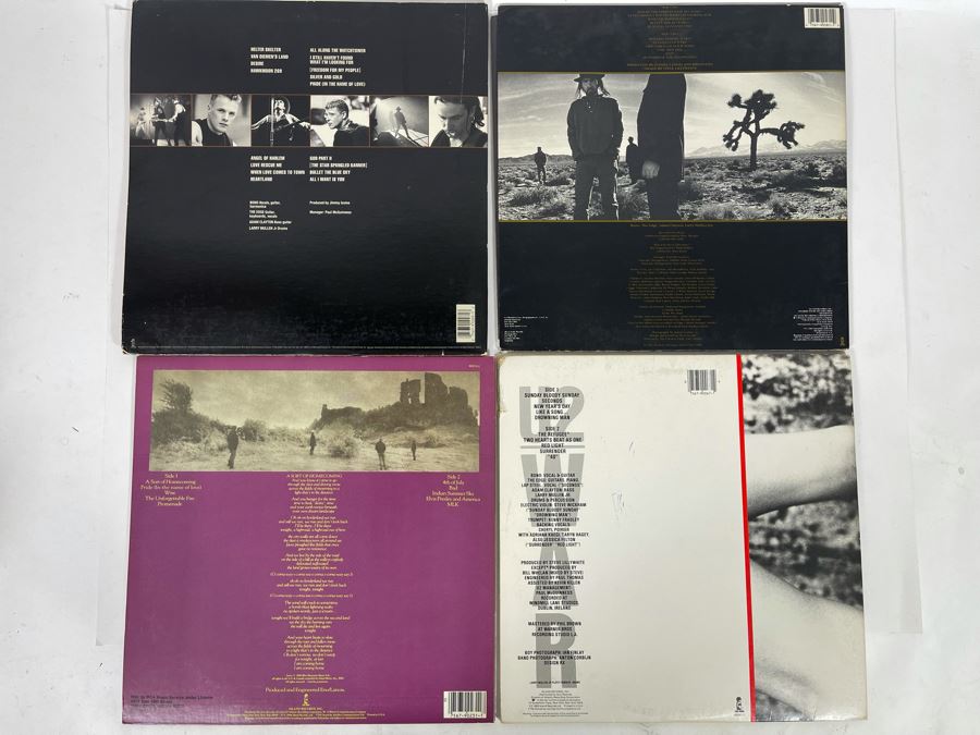 (4) U2 Vinyl Records [Photo 7]