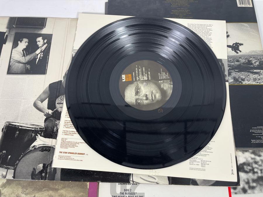 (4) U2 Vinyl Records [Photo 12]