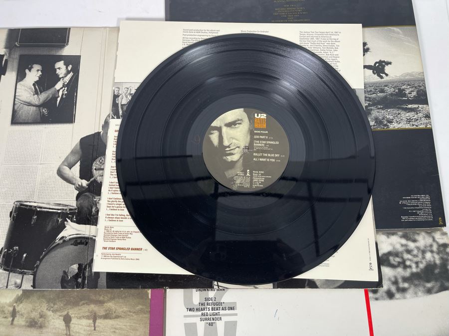 (4) U2 Vinyl Records [Photo 11]