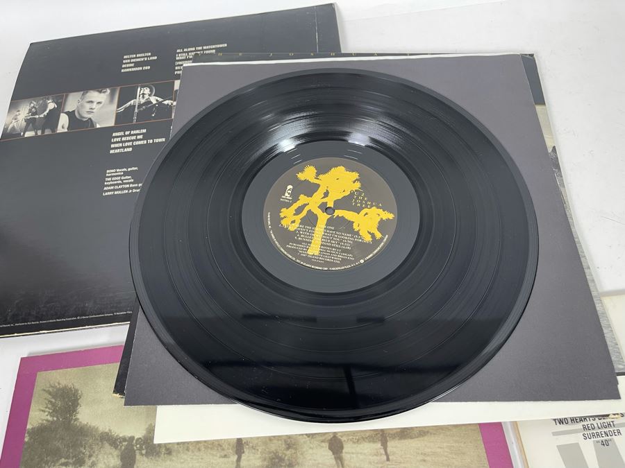 (4) U2 Vinyl Records [Photo 15]