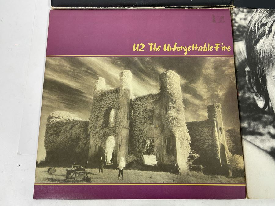(4) U2 Vinyl Records [Photo 4]