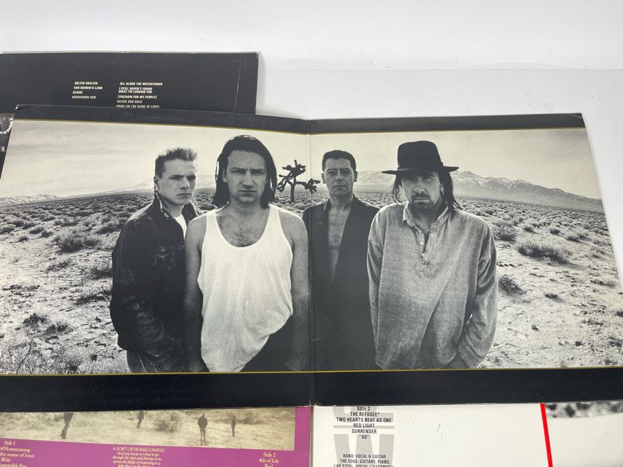 (4) U2 Vinyl Records [Photo 13]