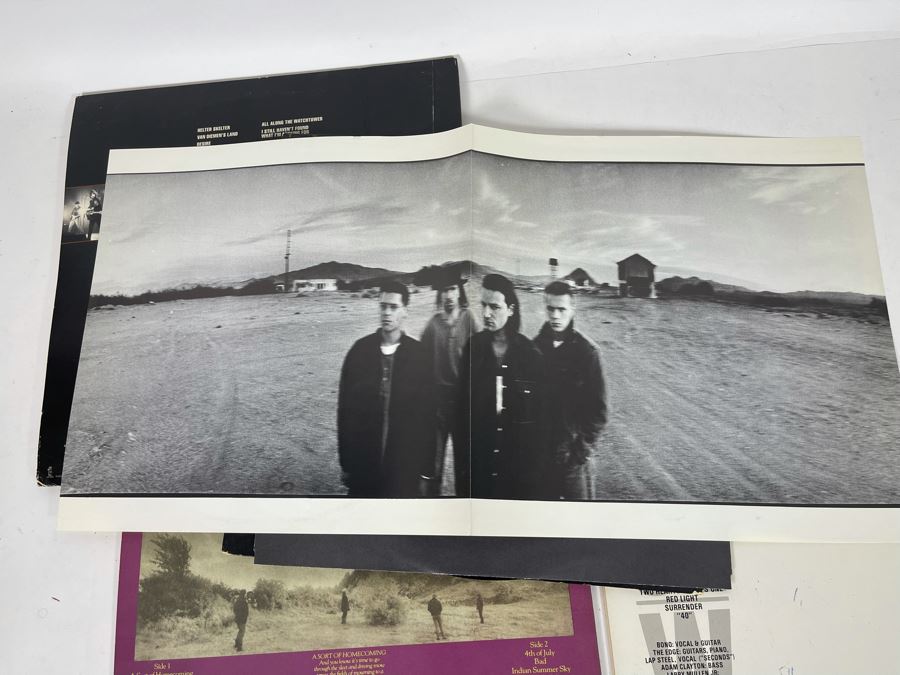 (4) U2 Vinyl Records [Photo 14]
