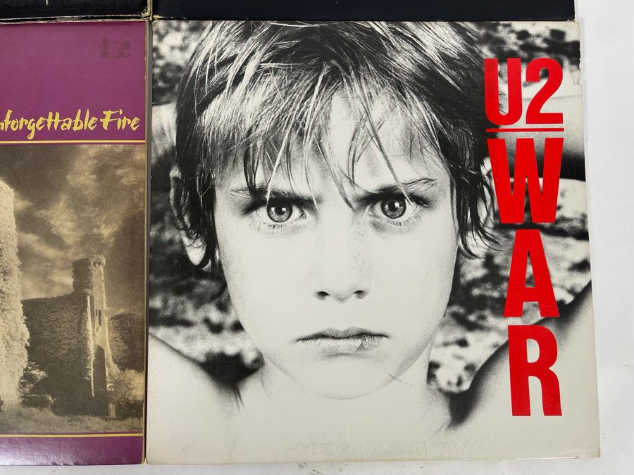 (4) U2 Vinyl Records [Photo 3]
