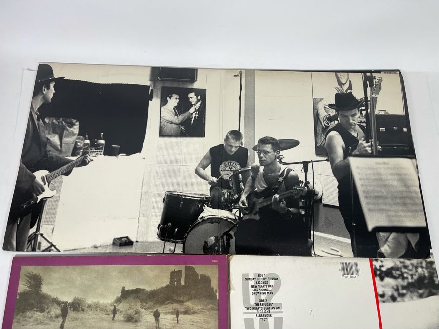 (4) U2 Vinyl Records [Photo 8]