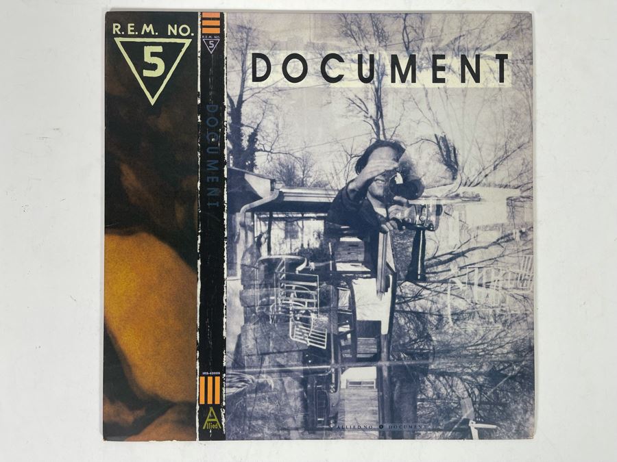 R.E.M. Document Promo Vinyl Record IRS-42059 [Photo 1]