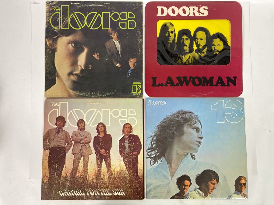 (4) The Doors Vinyl Records