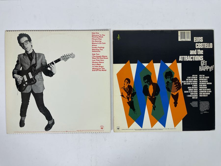 (2) Elvis Costello Vinyl Records [Photo 4]