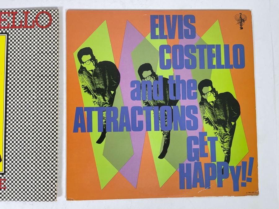 (2) Elvis Costello Vinyl Records [Photo 3]