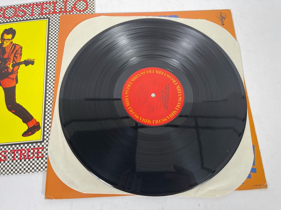 (2) Elvis Costello Vinyl Records [Photo 8]