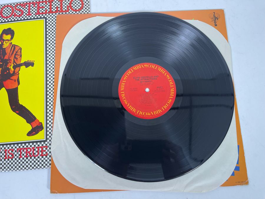 (2) Elvis Costello Vinyl Records [Photo 7]