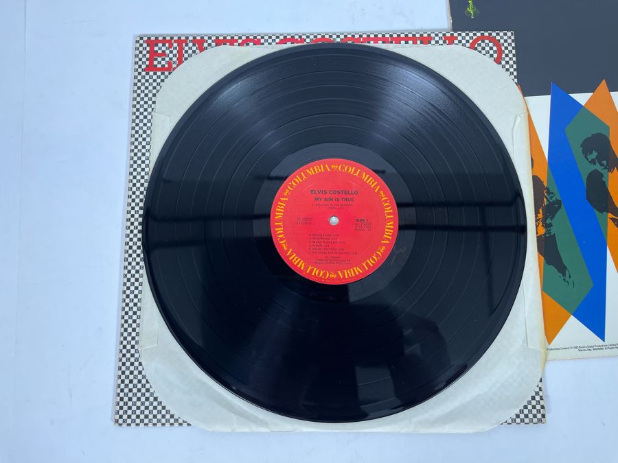 (2) Elvis Costello Vinyl Records [Photo 5]