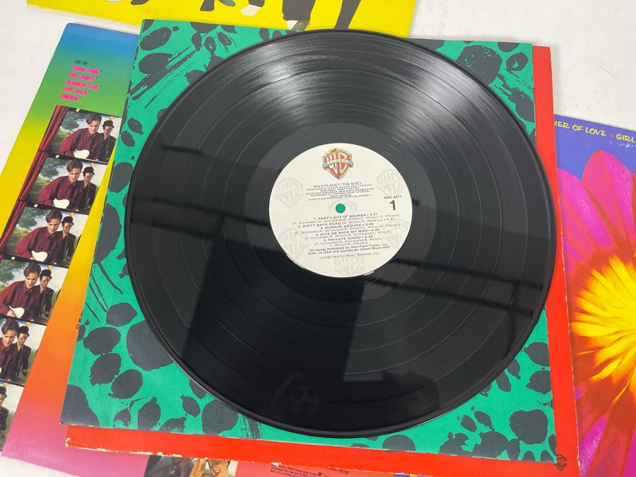(4) The B-52’s Vinyl Records Including Promo Copy Of Debut Album BSK 3355 [Photo 11]