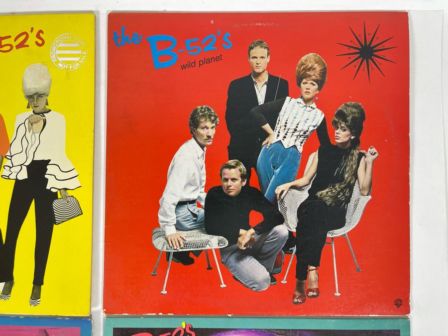 (4) The B-52’s Vinyl Records Including Promo Copy Of Debut Album BSK 3355 [Photo 5]