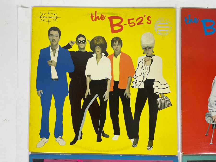 (4) The B-52’s Vinyl Records Including Promo Copy Of Debut Album BSK 3355 [Photo 3]